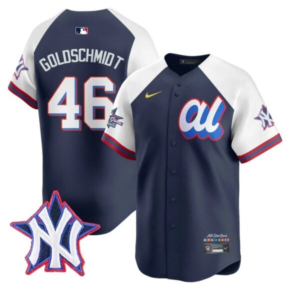 Mens Youths Kids Womens Paul Goldschmidt Navy White 2025 All Star Jersey Stitche